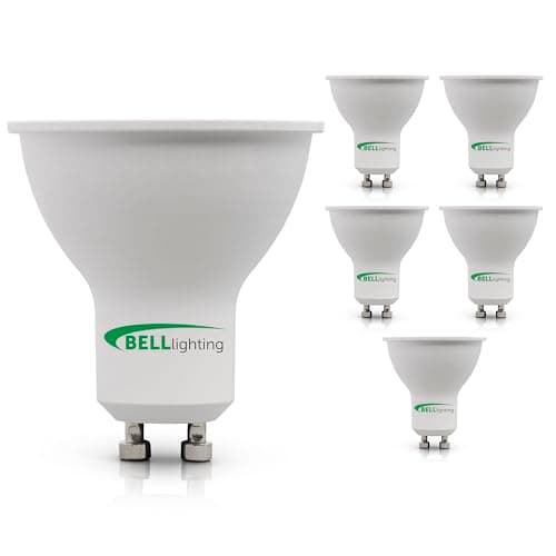 Image of Bell Lighting GU10 LED Bulbs – 350 lm Cool White 4000K – 4.4 Watts Beam Angle 38° Spotlight Bulb – 220-240 Volts Non-Dimmable Energy Saving LED Bulb – Pack of 5