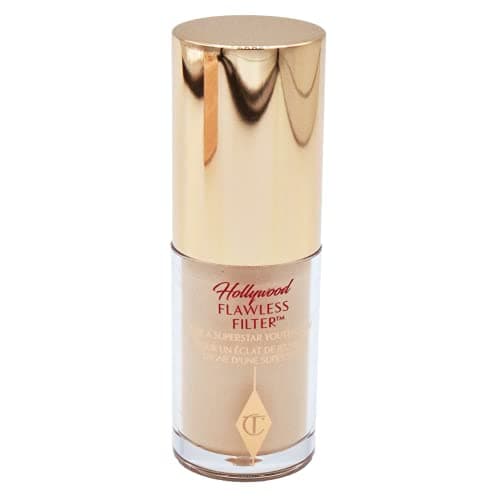 Image of Charlotte Tilbury Mini Hollywood Flawless Filter, Travel Size, 2 Fair - Customizable Face Liquid Makeup Booster, Tinted Primer, Foundation, Highlighter, Moisturizer
