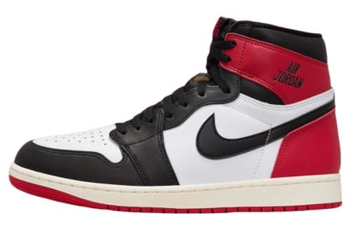Image of Jordan 1 Retro High OG Men's Shoes 'Black Toe Reimagined' (DZ5485 106), White/Black-varsity Red-sail, 7 UK