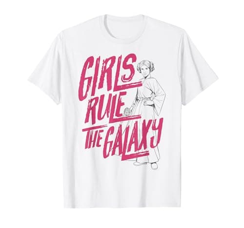 Image of Star Wars Princess Leia Girls Rule The Galaxy T-Shirt