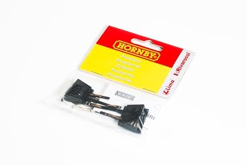 Image of Hornby R8201 Track Link Wire Pack - Spare Parts and Train Accessories for Hornby OO Gauge Model Railway Sets, Coupling and Modelling Tools - Track Link Wiring, Scale 1:76, Black