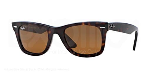 Image of Ray-Ban Original Wayfarer Tortoise RB2140 902/57 50-22 Medium Polarized