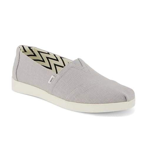 Image of TOMS Women's Alpargata Plus Slip-On Shoes, Grey, 3 UK