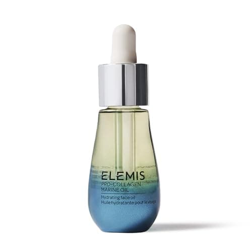 Image of ELEMIS Pro-Collagen Marine Oil, Anti-Wrinkle Facial Elixir with a Trio of Algae-Rich Actives, Lightweight Face essence to Moisturise, Ocean Collagen for Revitalised and Radiant Skin, 15ml