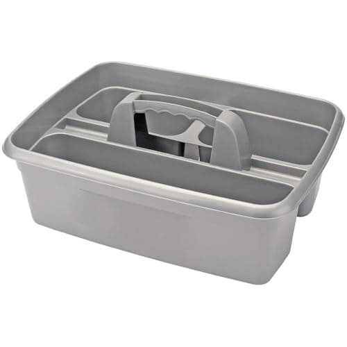Image of Draper 40 x 30 x 13cm Cleaning Caddy | Tote Tray With Handle | Compartment Spay Storage | Gardening Hand Tools Basket | 24776
