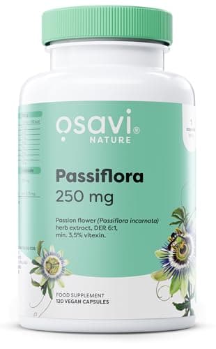 Image of Osavi Passiflora 250 mg – 120 Vegan Capsules | Standardized Passion Flower Extract for Relaxation & Sleep Support | Helps with Mental Tension & Anxiousness
