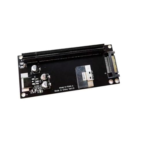 Image of PCIe X16 Interfaces SFF 8654 8i Adapter Card with Cable for Workstations and Servers Graphics Card Extension