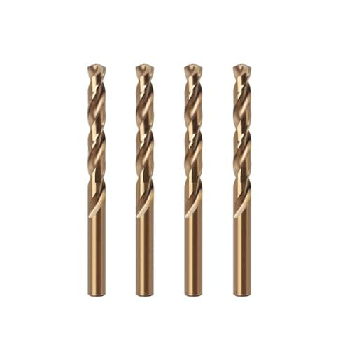Image of Misuyue 8% Cobalt Drill Bits, Metal Drill Bit Set 6.2mm, HSS M42 Carbide Twist Drill Bit for Metal Stainless Hard Steel Aluminum, Wood Drill Bits (4pcs)