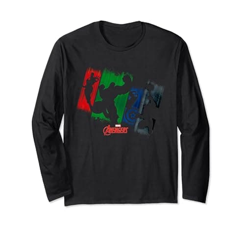 Image of Avengers Team Punch Out Long Sleeve T-Shirt