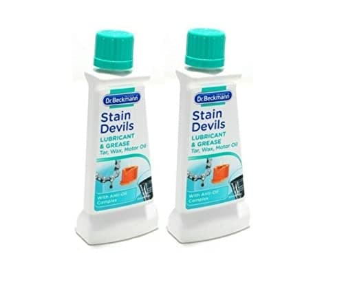 Image of Dr Beckmann Stain Devils Grease, Lubricant & Paint Remover (2 x 50ml)