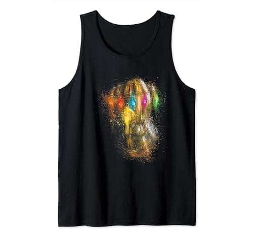 Image of Avengers Endgame Infinity Gauntlet Warlord Splatter Tank Top