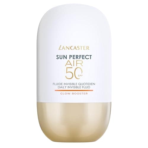Image of Lancaster Sun Perfect Air Daily Invisible Fluid SPF50 Glow Perfection, Ultra Light Wear SPF Designed For Dry, Dull and Over exposed Skin, Breathable and Weighless Formula, 40ml