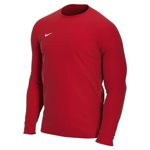 Image of NIKE Men's M Nk Dry Park Vii Jsy Ls T shirt, University Red/(White), M UK