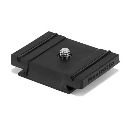 Image of Manfrotto 200LT-PL-PRO, Light Technopolymer Camera Plate RC2 and Arca-compatible, with Rubber Grips, for Compact, Mirrorles, DSLR