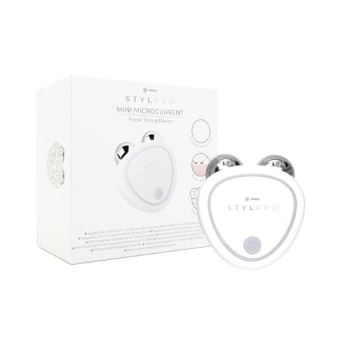 Image of STYLPRO Mini Microcurrent Facial Toning Device – Firming & Lifting, Non-Invasive, Long Lasting, Time Saving, Home Facial, Microcurrent Technology, 3 Intensity Settings, Rechargeable, Portable