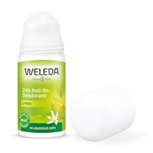 Image of Weleda 24H Roll-On Deodorant with Citrus, Aluminium Free, Natural Deodorant, For Men & Women, 24 Hour Protection, 100% Certified Natural, Organic, Vegan, 50 ml