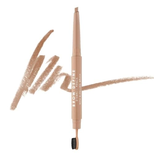Image of MUA Makeup Academy Brow Define, Angled Eyebrow Pencil With Blending Brush, Fair, 0.25 g - Vegan & Cruelty Free