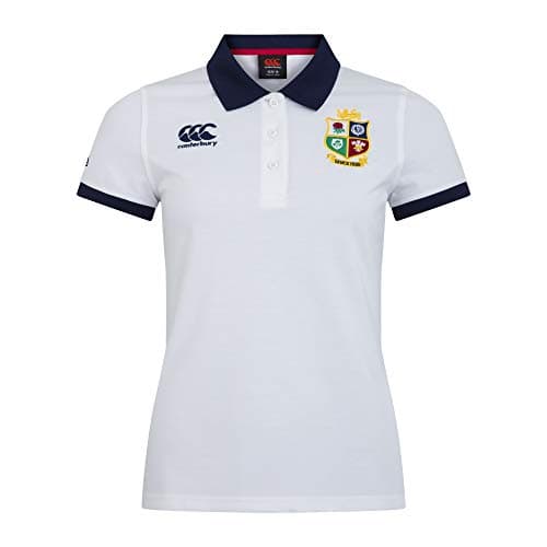 Image of Canterbury British And Irish Lions Home Nations Polo Shirt - Bright White, 8