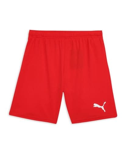 Image of PUMA unisex-child teamRISE Short Jr, Puma Red-puma White ,size:128