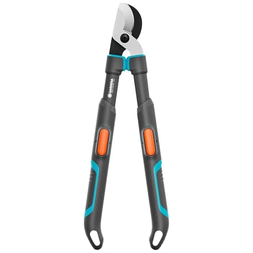 Image of Gardena Pruning Lopper TeleCut Pro S, Telescoping Pruners for Green Wood, 50 mm Cutting Diameter, Precision-Ground Blades, Ergonomic Design, 670 cm Max Extension (12040-88)