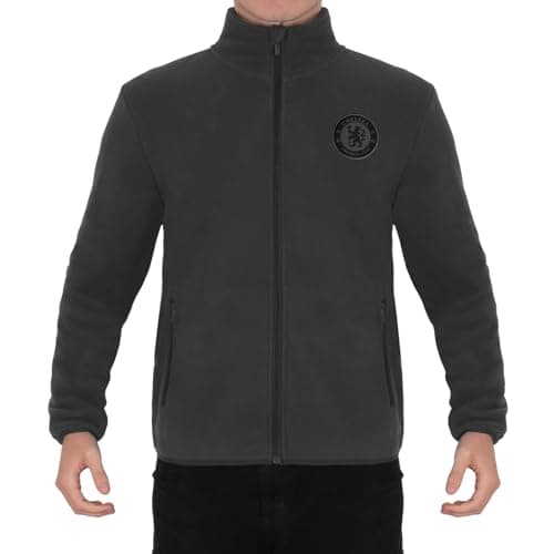 Image of Chelsea Men's Official Full Zip Fleece Jacket – Grey, Large
