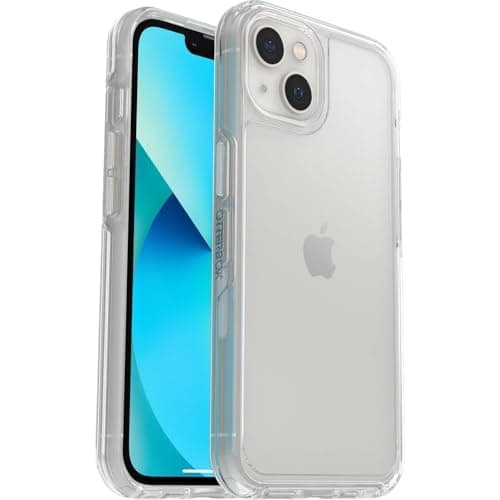Image of OtterBox Symmetry Clear Series Case for iPhone 13 Clear | Only, Ultra-Sleek, Wireless Charging Compatible, Raised Edges, Protect Camera & Screen, Non-Retail Packaging