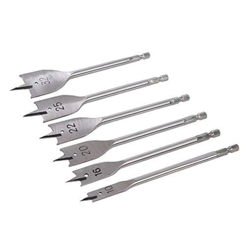 Image of Silverline 282566 Flat Bit Set 6pce 10 - 32 mm