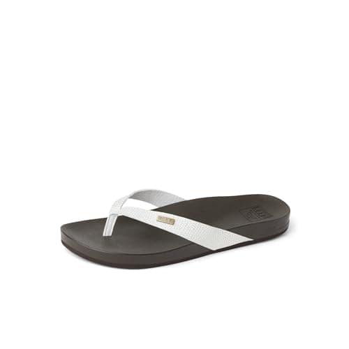 Image of Reef Women's Cushion Court Flip-Flop, Brown Sassy, 5 UK