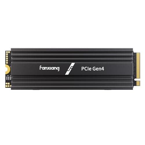 Image of fanxiang NVMe M.2 SSD 4TB with Heatsink Up to 7300MB/, PCIe Gen4x4 2280 NVMe 1.4, TLC SSD with SLC Cache, Internal Solid State Drives for PS5 Laptop PC Gamer