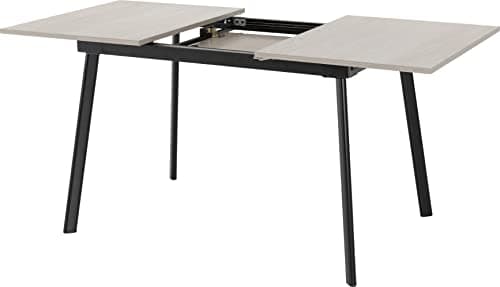 Image of Seconique Avery Extending Dining Table in Concrete/Grey Oak Effect