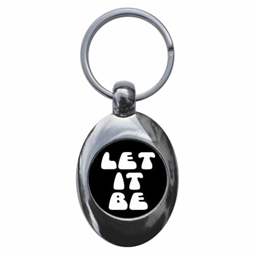 Image of Ozorath Let It Be Keyring Keychain Key Ring Chain With Trolley Coin