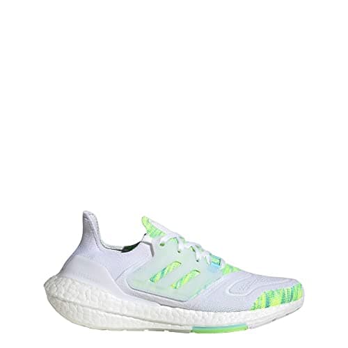 Image of adidas Women's Ultraboost 22 Running Shoe, Cloud White/Cloud White/Bliss Blue, 7.5 UK
