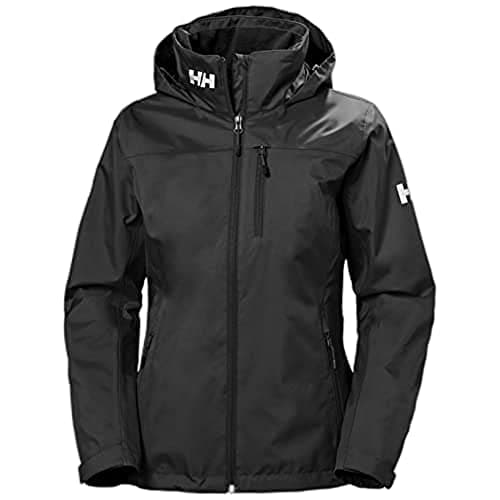 Image of Helly Hansen Women's W Crew Hooded Midlayer Jacket, Black, M