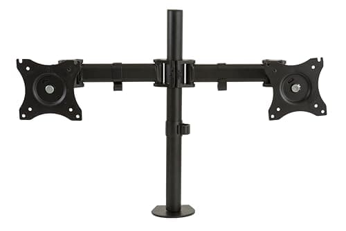 Image of Link Accessori LKBR07 27" Clamp/Bolt-through Black flat panel desk mount - flat panel desk mounts (Clamp/Bolt-through, 75 x 75 mm, 100 x 100 mm, 75 x 75,100 x 100 mm, Computer monitor, -45 - 45°)