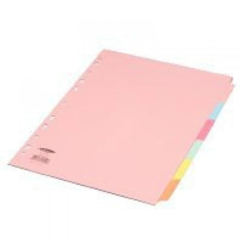 Image of Concord Subject Dividers 230 Micron 6-Part A4 Ref 70699/J6
