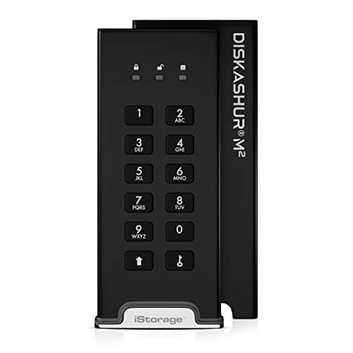 Image of iStorage diskAshur M2 240GB | PIN authenticated, Hardware encrypted USB 3.2 Portable SSD | Ultra-Fast | FIPS Compliant | Rugged & Portable