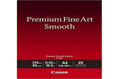 Image of Canon FA-SM2 FineArt Smooth Fortmat Premium Photo Paper A4 25 Sheets
