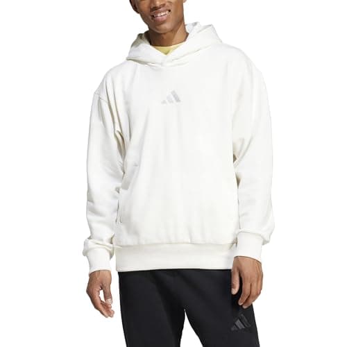Image of adidas MEN ADULT ALL SZN FLEECE HOODIE L Off-white