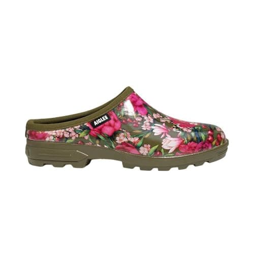 Image of Aigle Women's Lessfor Open Pt Wooden Shoes, Bloom, 5 UK