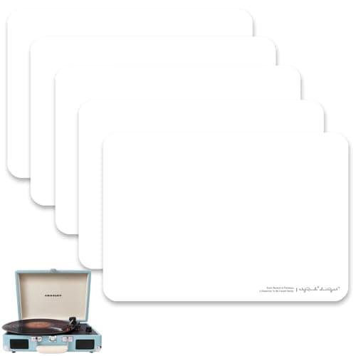 Image of 5PCS Vinyl Record Cleaning Cloth, Anti-Static CD Cleaning Cloth, Ultra-Fine Fibre Cloths, Suitable For Records, VCD DVD Player,Camera Lenses, And Glasses. (White, 24x16.5CM)