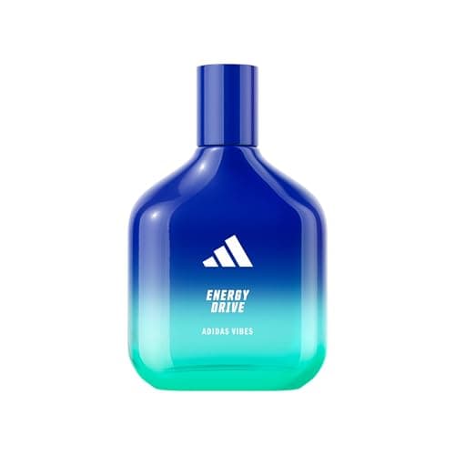 Image of adidas Vibes Energy Drive Eau de Parfum For All, Energising and Stimulating, Long Lasting Fragrance, Cardamom and Pink Pepper 100ml