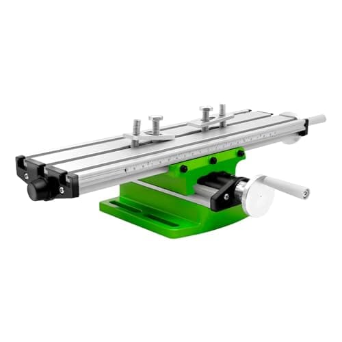 Image of 2 Axis Milling Machine Working Table, Multifunction Milling Working, Drilling Table Bench Drill X-Y Station for Mini Table Drills Electric Drill Holders, for Bench Drill Stand Adjustment X-Y