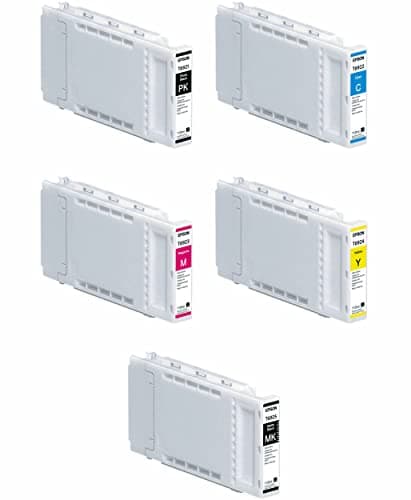 Image of Epson 5X Original T6921 T6922 T6923 T6924 T6925 Ink Cartridges for SureColor SC-T3000, SC-T3200, SC-T5000, SC-T5200, SC-T7000, SC-T7200