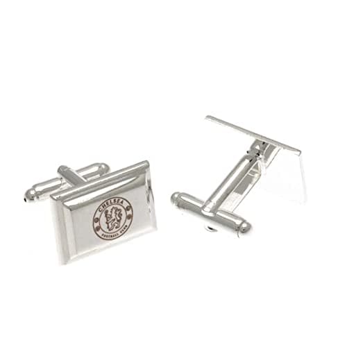 Image of Chelsea F.C. Silver Plated Cufflinks Official Merchandise