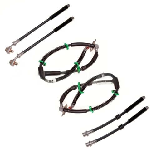 Image of FOR R ROVER SPORT NEW FULL FRONT & REAR BRAKE HOSE PIPE SET X6 (2005-2013)