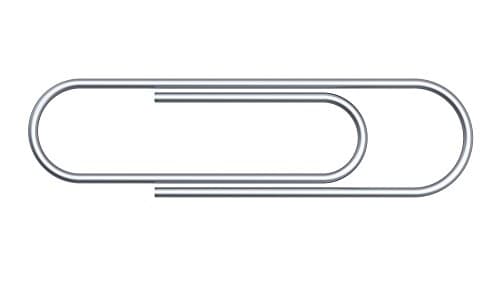 Image of Whitecroft Essentials 33471 32 mm Large Paper Clip (Pack of 250)