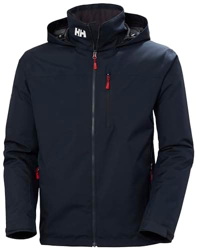 Image of Helly Hansen Men's Crew Hooded Midlayer Jacket 2, Navy, XS
