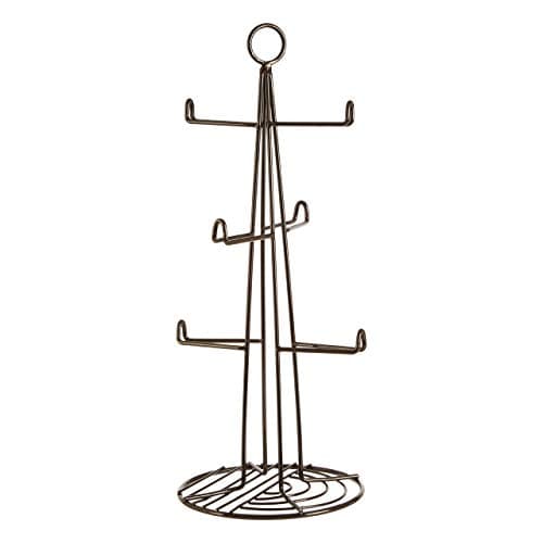 Image of Premier Vertex 6 Cup Mug Tree, Black Nickel Finish