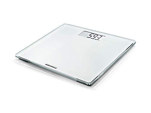 Image of Soehnle Style Sense Compact 200, Personal Digital Scales in Compact Size, 27 x 27 cm, Easy-to-Read LCD Display, Personal Scales in an Extra-Flat Design, White