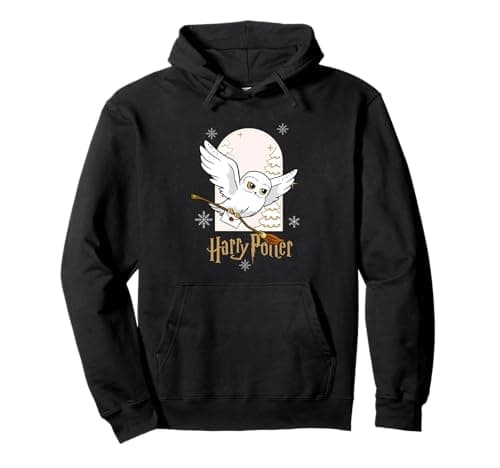 Image of Christmas Harry Potter Hedwig Pullover Hoodie
